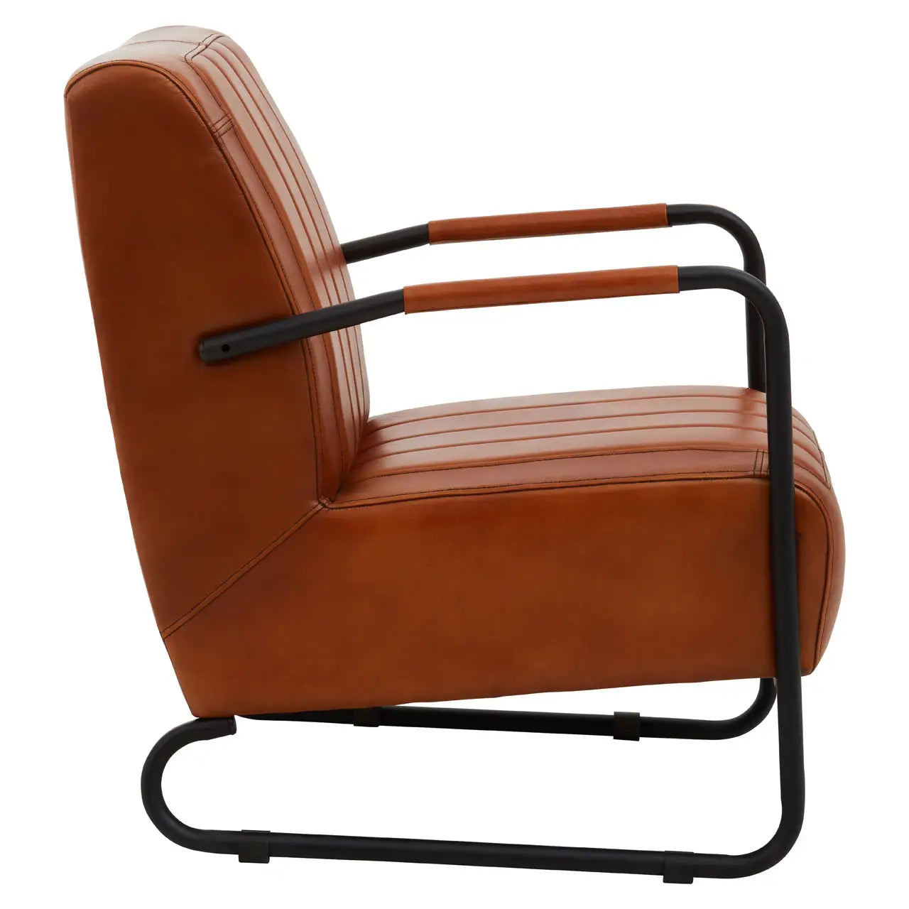 aRmanica BUFFALO TAN ALVES LEATHER ARMCHAIR