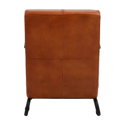 aRmanica BUFFALO TAN ALVES LEATHER ARMCHAIR