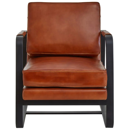 aRmanica BUFFALO TAN GENUINE LEATHER CHAVES ARMCHAIR