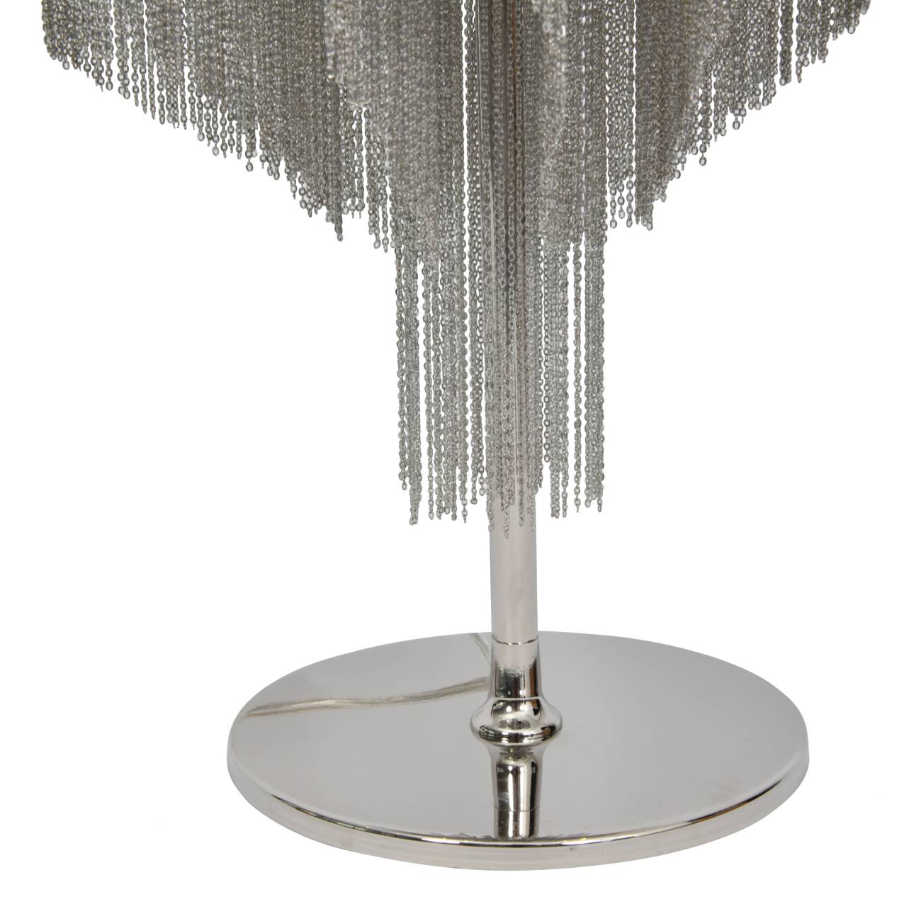 aRmanica Silver Chain 4 Bulb Table lamp