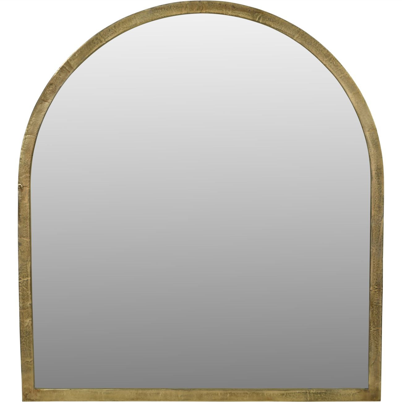 aRmanica Arched Window Large Mirror in Brass Finish