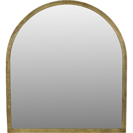 aRmanica Arched Window Large Mirror in Brass Finish