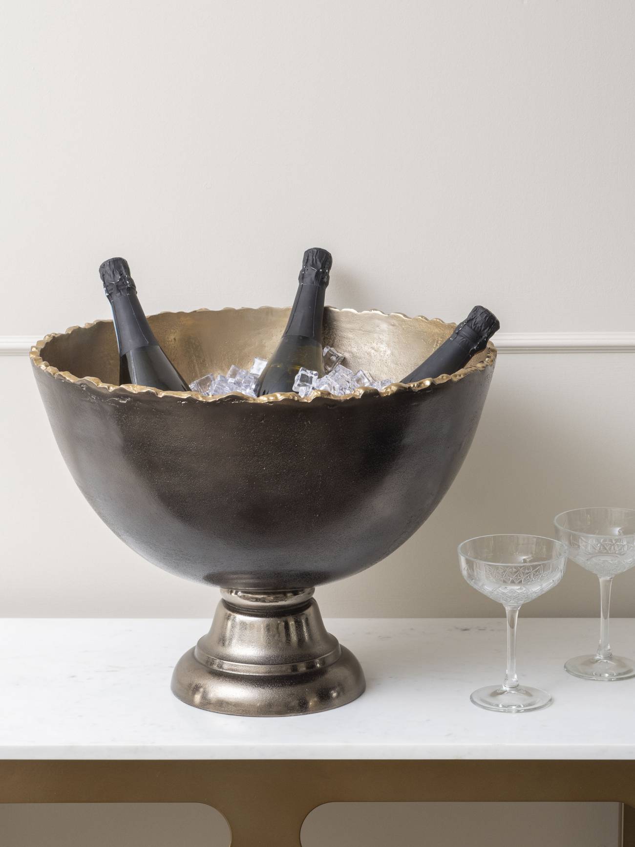 aRmanica Lava Footed Champagne Cooler