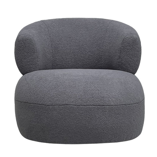 aRmanica Occasional Chair in Boucle Grey