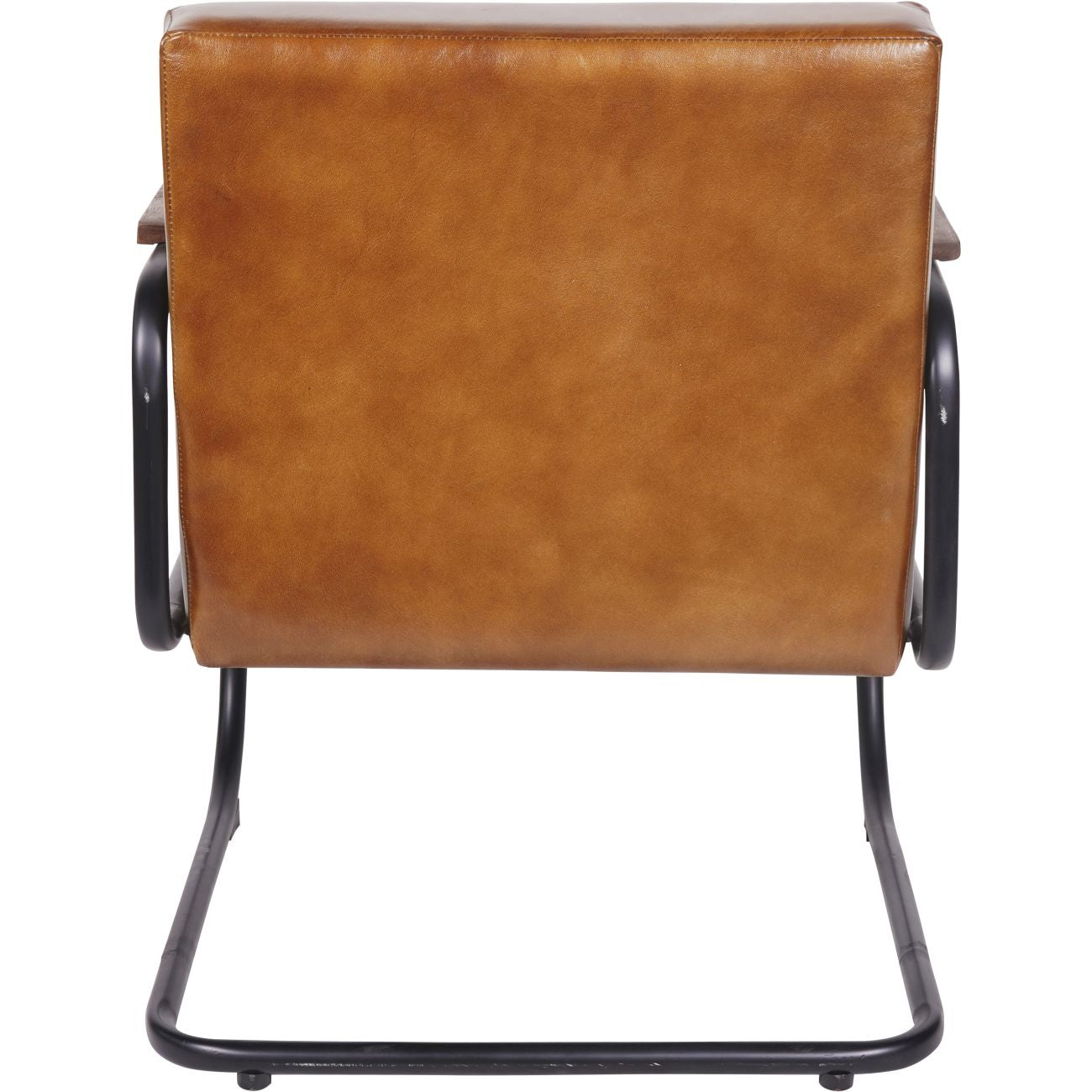 aRmanica Occasional Leather Chair is Cognac