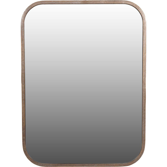 aRmanica Belvedere Aged Gold Rectangular Mirror 102x76cm