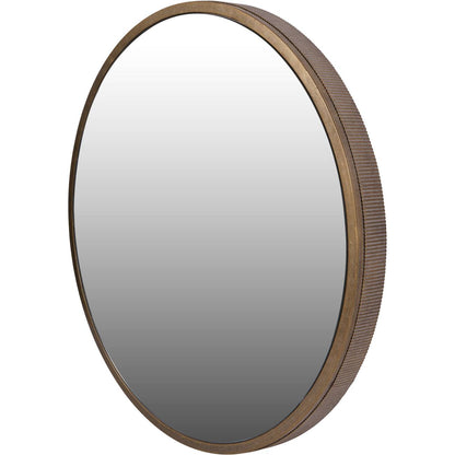 aRmanica Belvedere Aged Gold Round Mirror 80x80cm