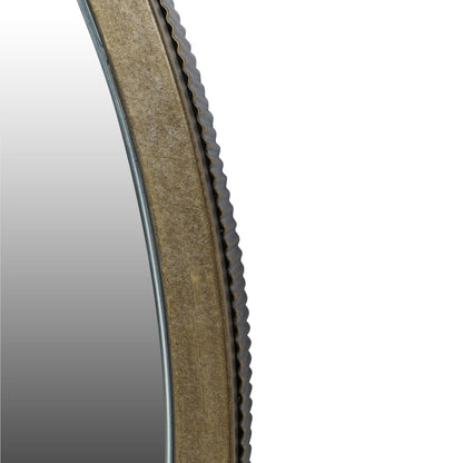 aRmanica Belvedere Aged Gold Round Mirror 80x80cm