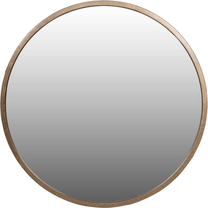 aRmanica Belvedere Aged Gold Round Mirror 80x80cm