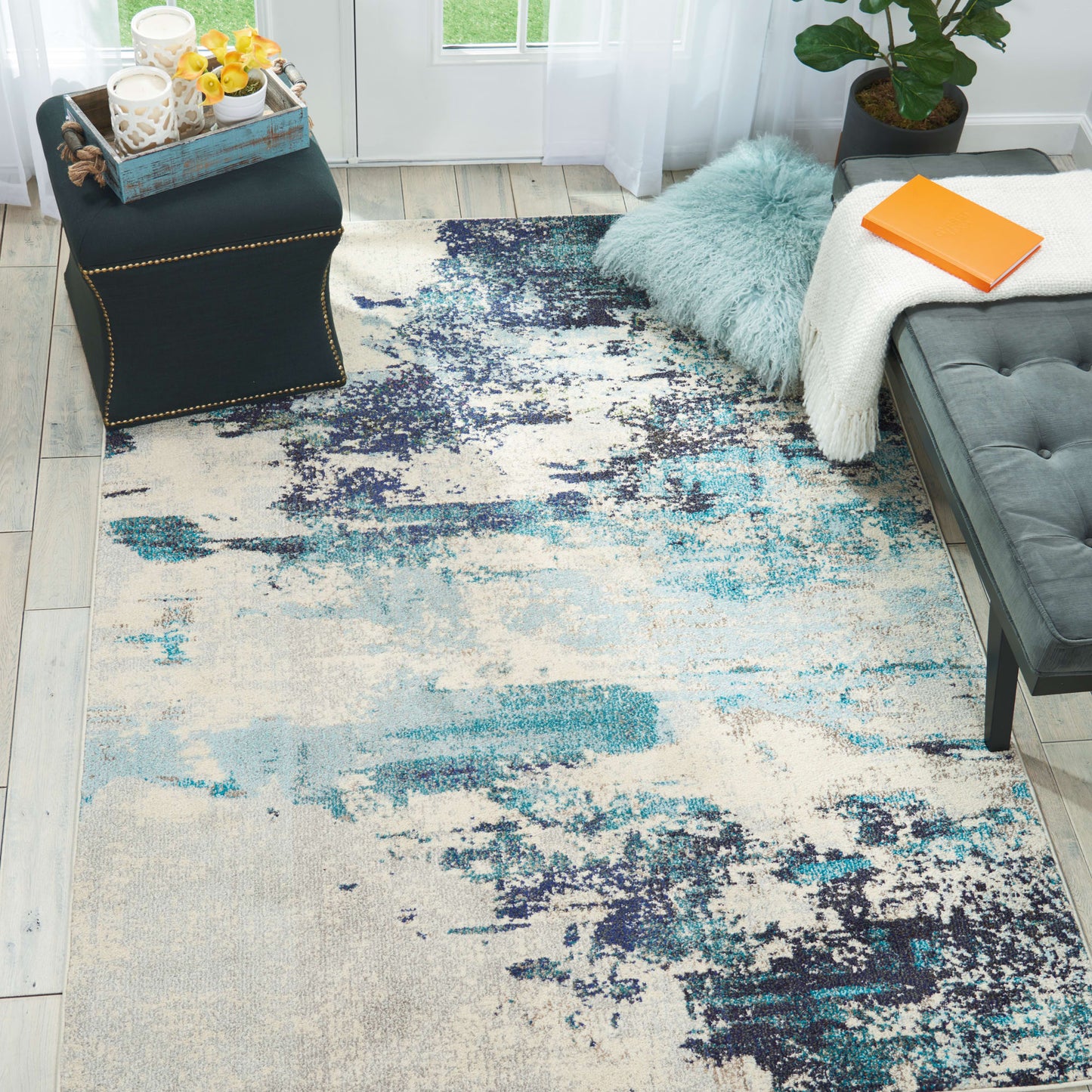 aRmanica CELESTIAL MULTI COLOUR RUG by NOURISON