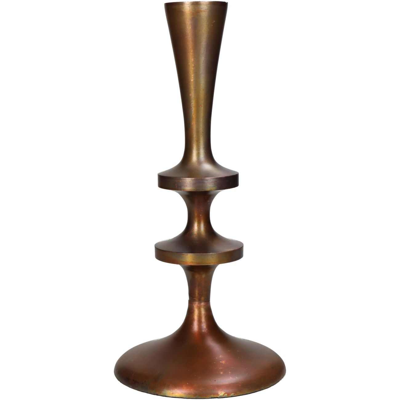 Copy of aRmanica Copper Effect Candle Stick 23cm