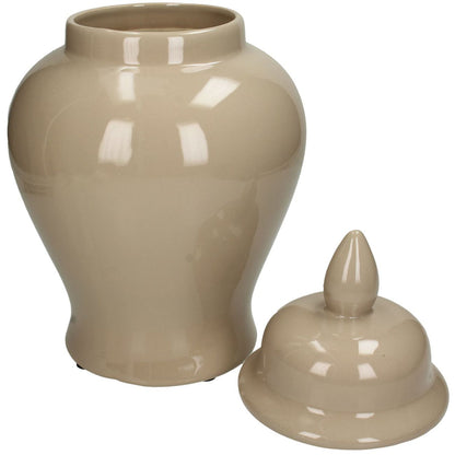 aRmanica Jar Temple Porcelain Sand 36cm