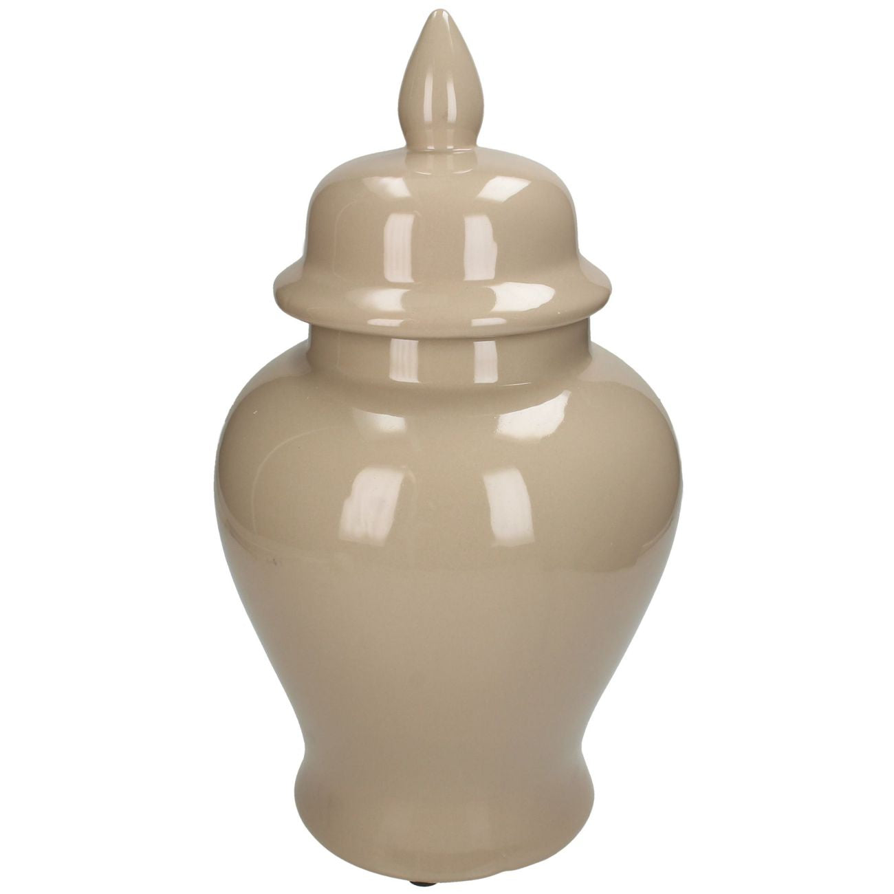 aRmanica Jar Temple Porcelain Sand 36cm