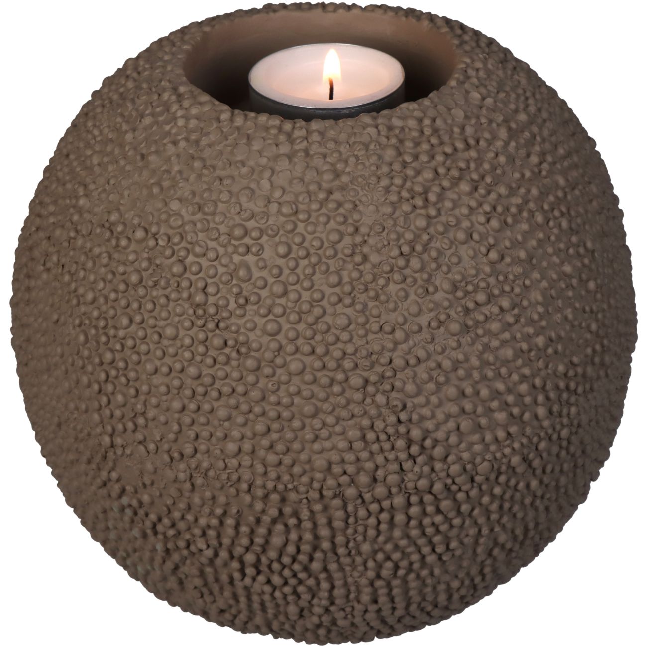 aRmanica Candle Holder Concrete Beige 15cm