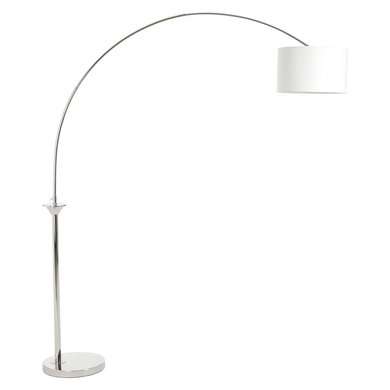 aRmanica ALBERT NICKEL FINISH ARC FLOOR LAMP