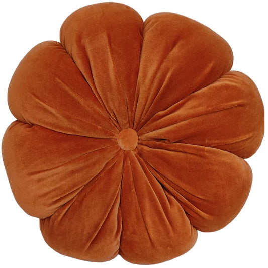 aRmanica Round Fleur Rust Cushion 40 x 40 cm