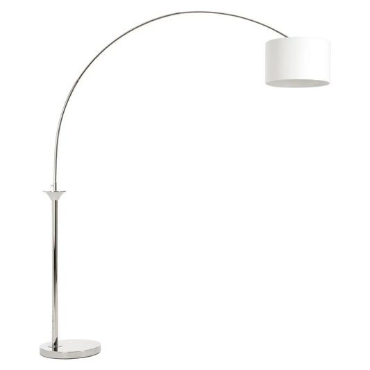 aRmanica ALBERT NICKEL FINISH ARC FLOOR LAMP