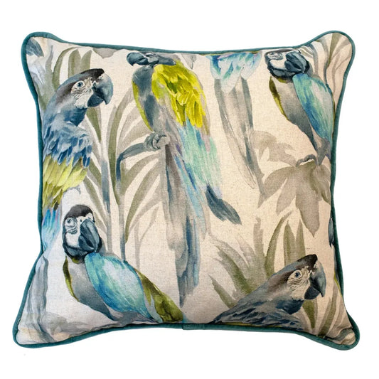 aRmanica Loros Turquoise Cushion 45 x 45 cm