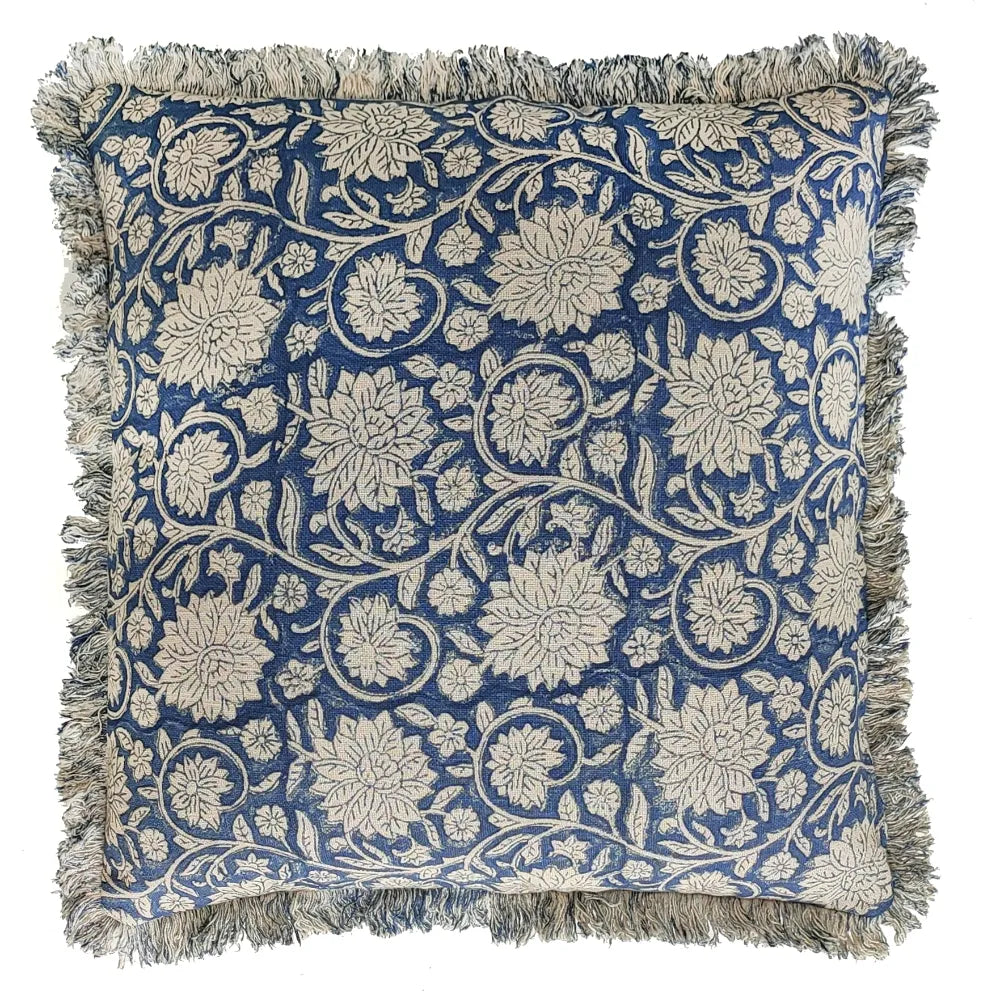 aRmanica Dipika Indigo Cushion 45 x 45 cm