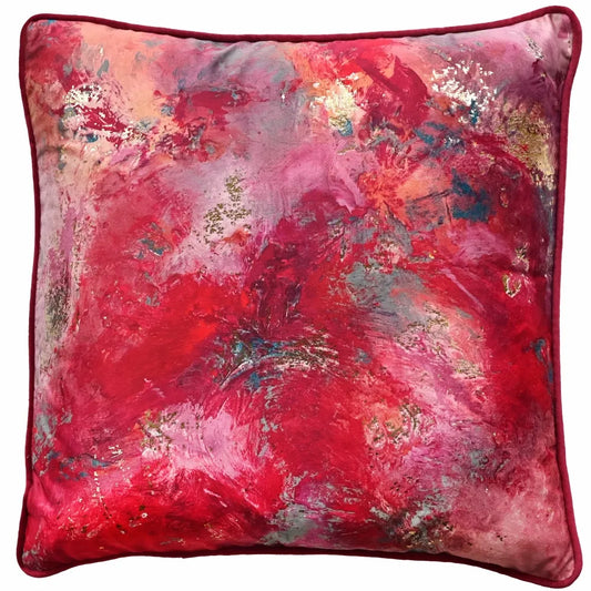 aRmanica Pink Aroma Feather Filled Cushion 45 x 45 cm