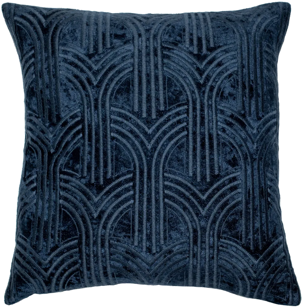 aRmanica Lalique Blue Cushion 45 x 45 cm