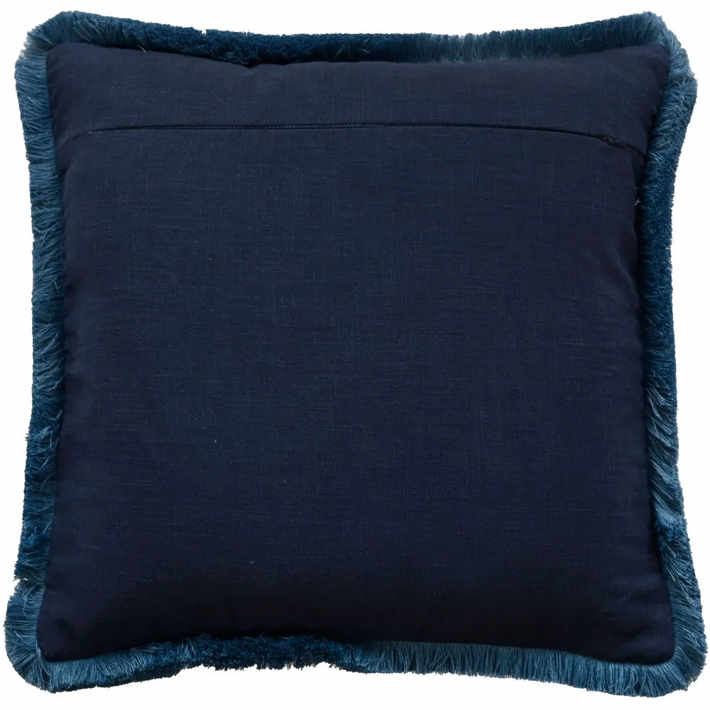 aRmanica Plume Blue Cushion 45 x 45 cm