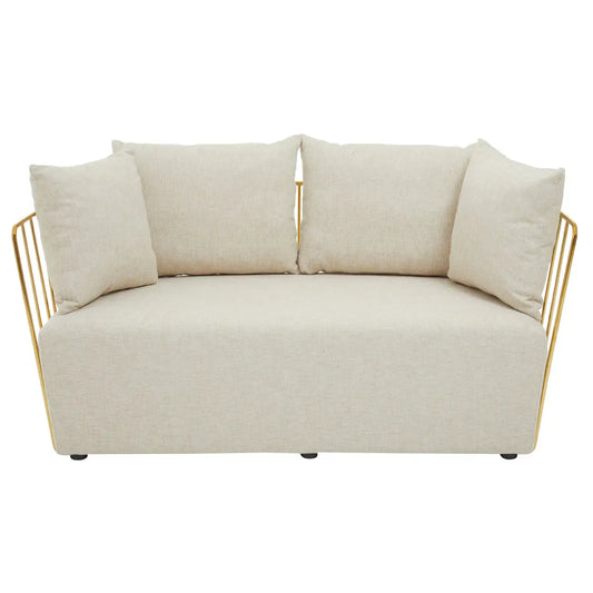 aRmanica AZALIA TWO SEAT Natural FABRIC SOFA